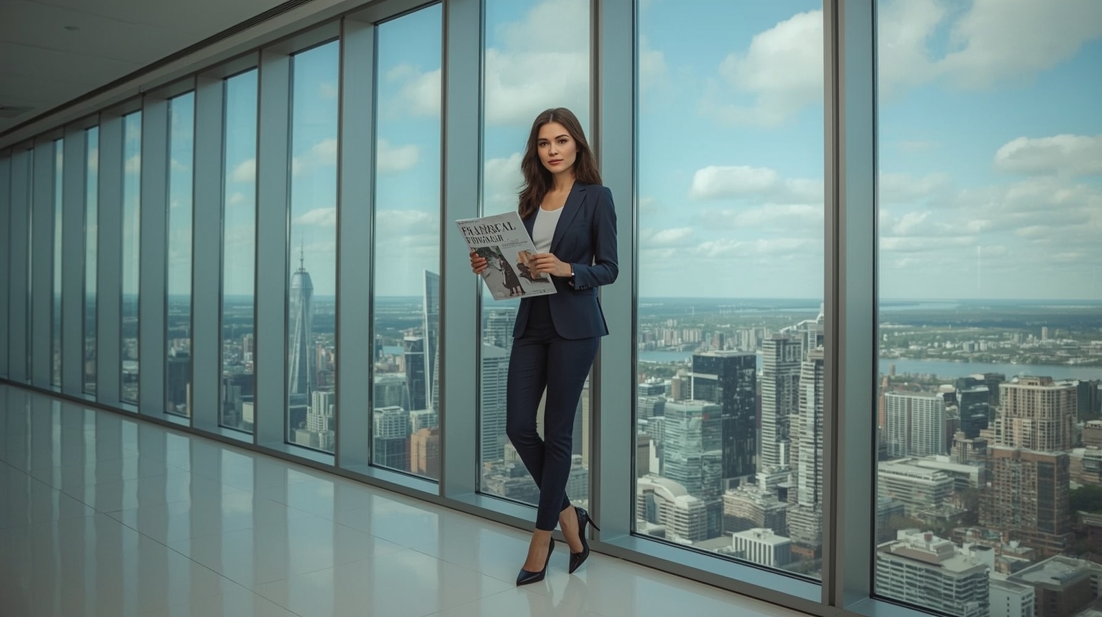 Person reading Capitalframework Magazine about financial concepts